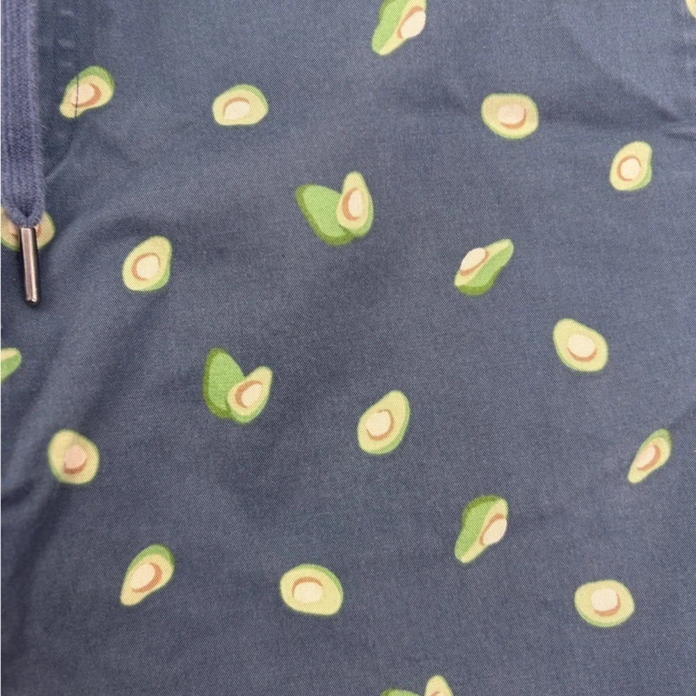Bixby Nomad Mens Avocado Print Shorts Cotton & Spandex Blend Size 33